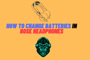 how to change batteries in bose headphones