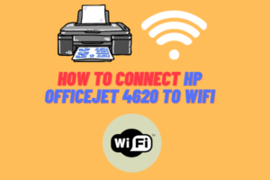 how to connect hp officejet 4620 to wifi