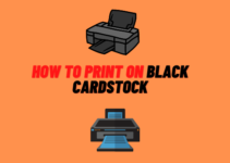 how to print on black cardstock
